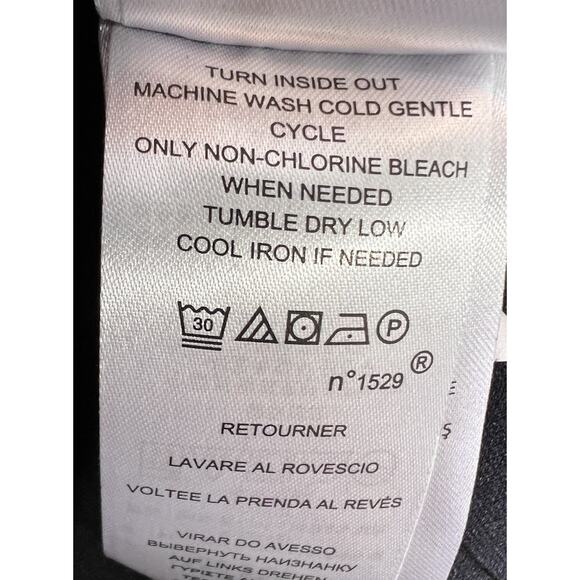 Lauren Ralph Lauren Black Military Jacket Womens Mandarin Collar Size XL - Picture 12 of 13